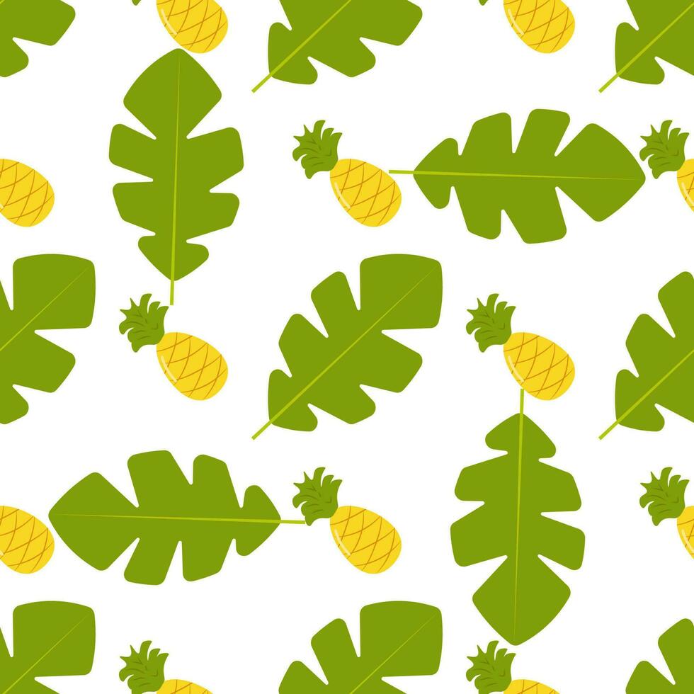 Pattern from summer elements ai vector