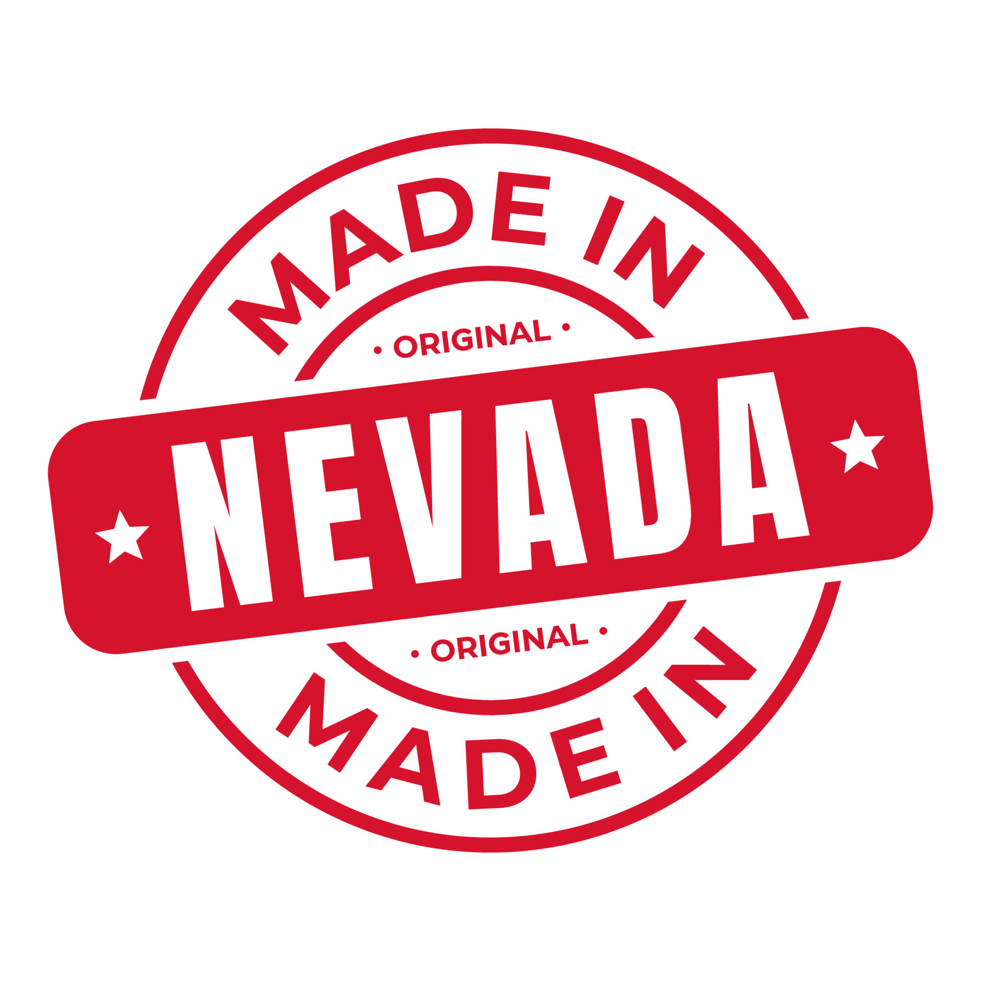 Made In Nevada Stamp Logo Icon Symbol Design. Seal National Original