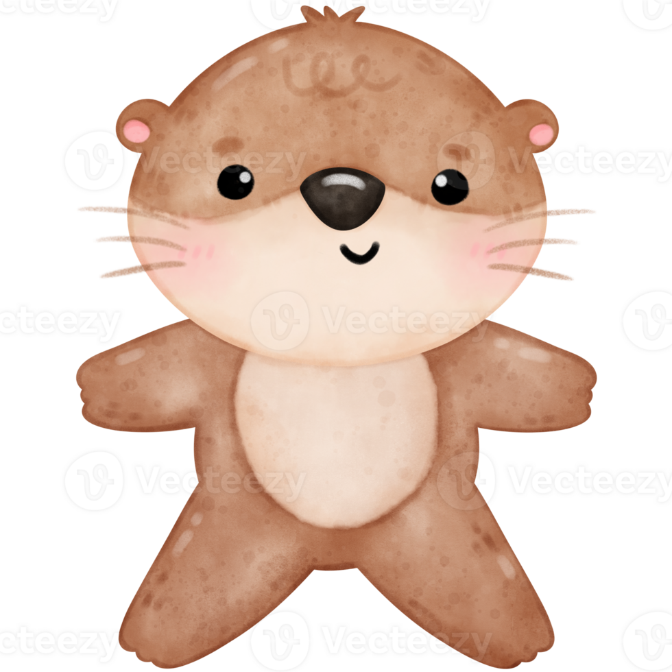 mignonne loutre yoga, yoga, yoga loutre, yoga ours, yoga pose png