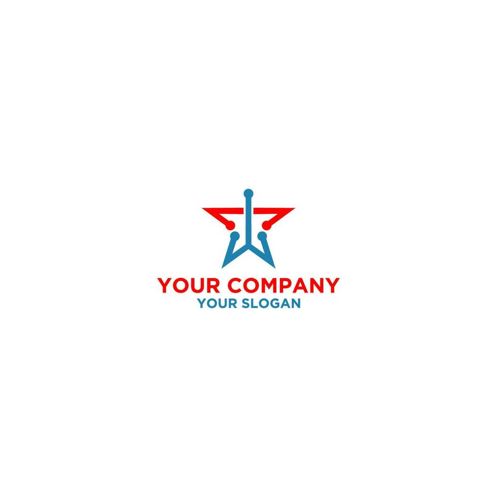 iring star logo design vector