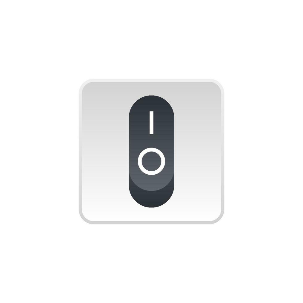 Switch button or turn on turn off power vector