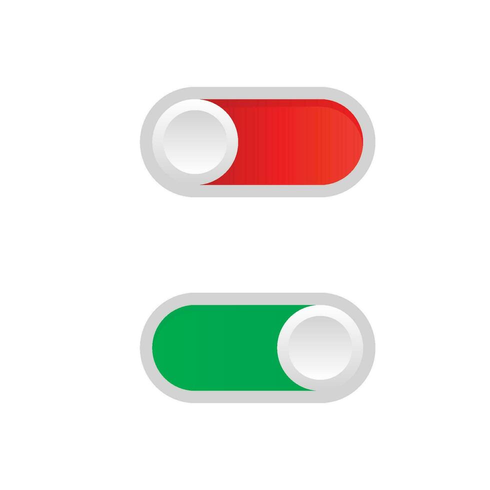 Switch button or turn on turn off power vector