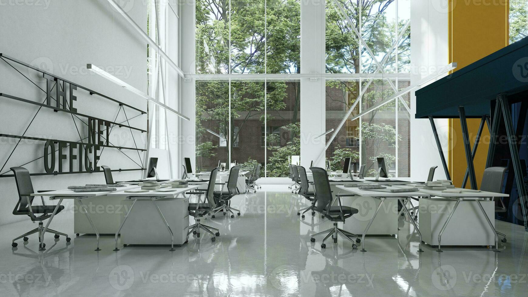 Modern office interior. photo