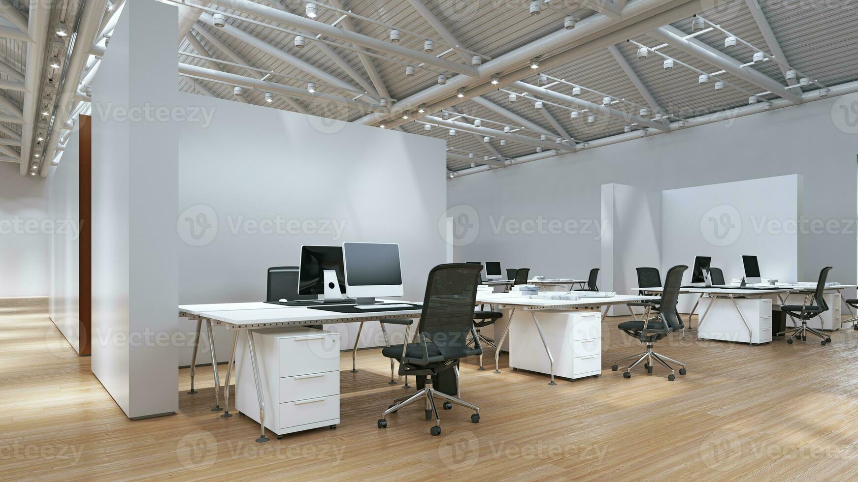 Modern office interior. photo