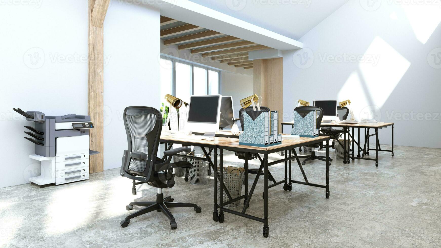 Modern elegant office interior photo