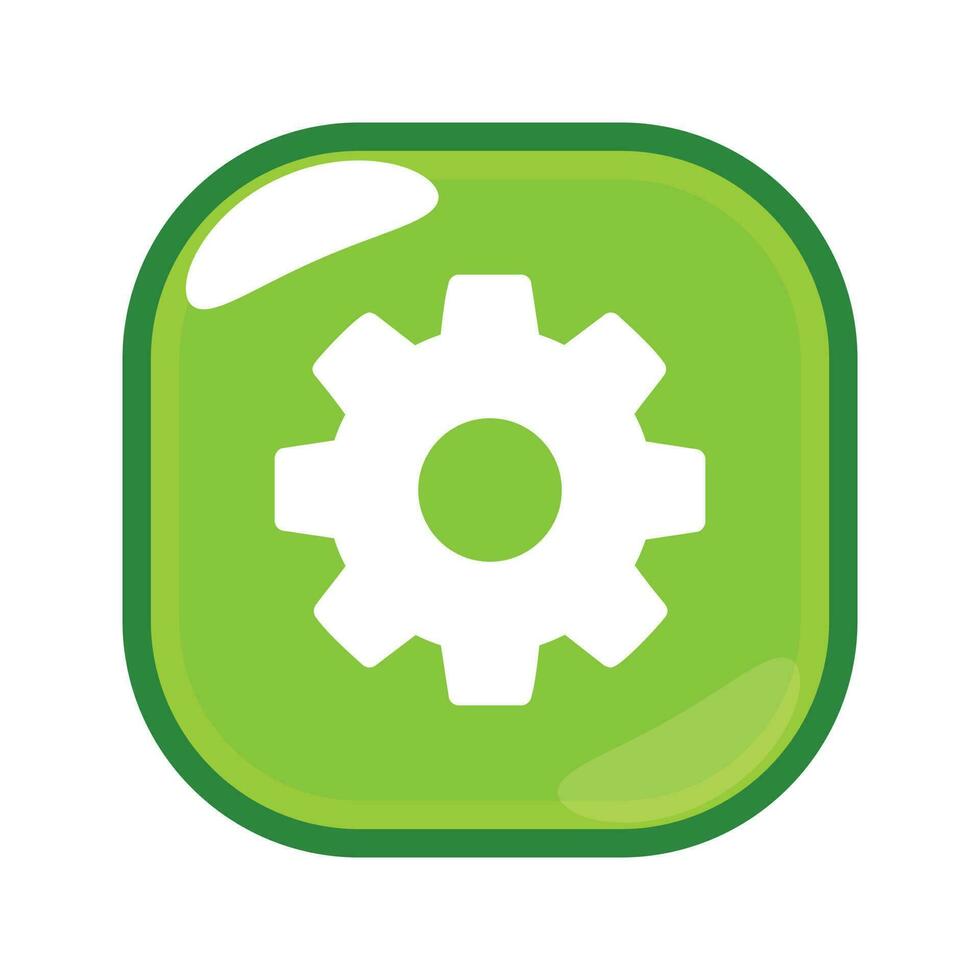 mechanism setting gear icon vector