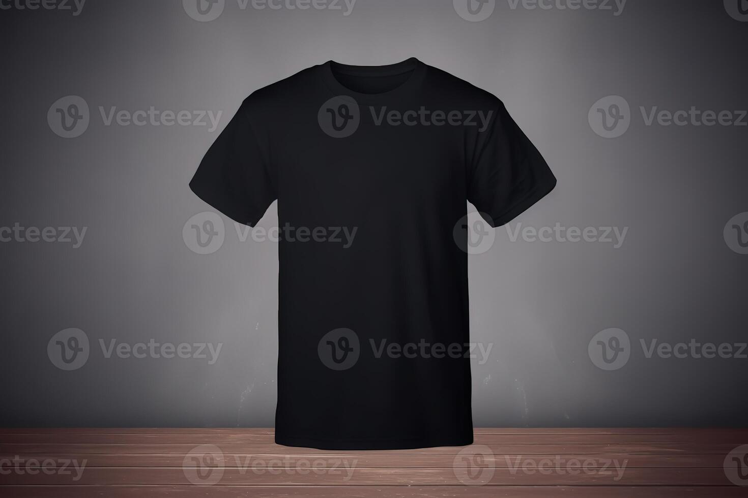 black t shirt for your designs mockup, photo