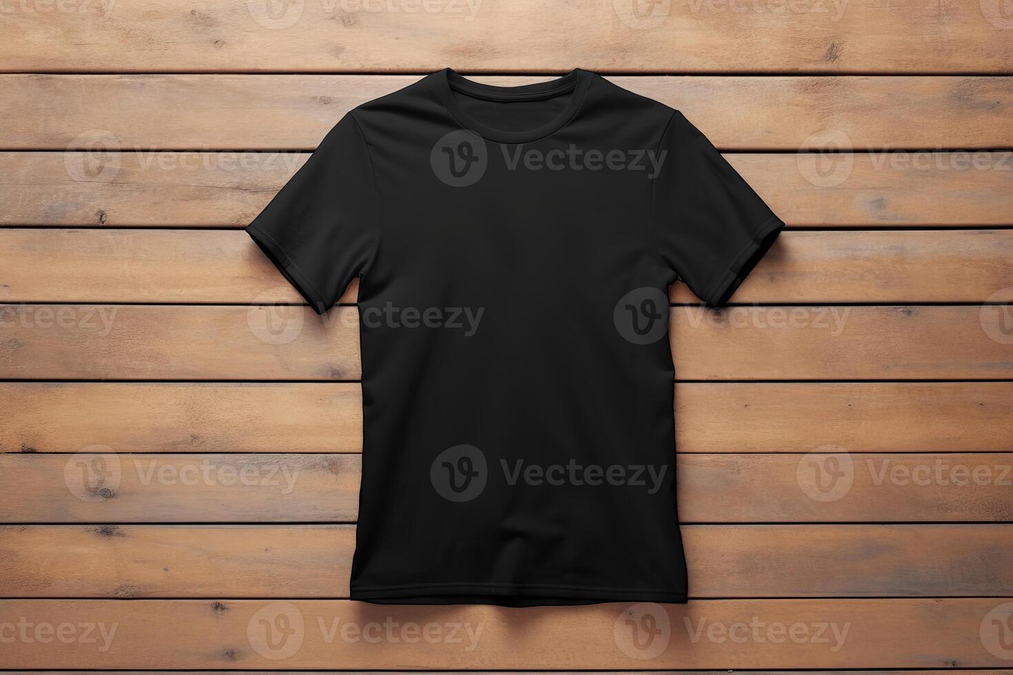 black t shirt for your designs mockup, photo