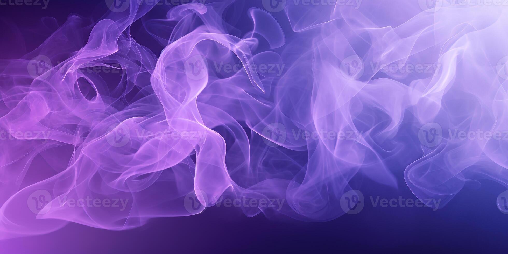 beautiful abstract smoke gradient background in purple color, photo