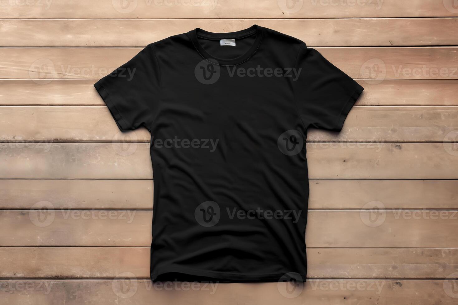 black t shirt for your designs mockup, photo