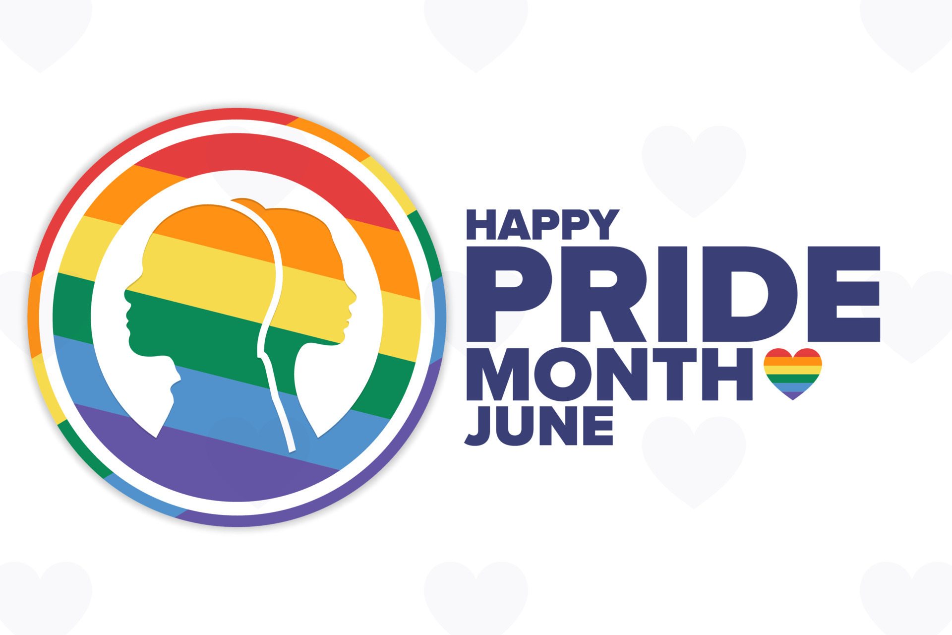 Happy Pride Month. LGBT. June. Holiday concept. Template for background