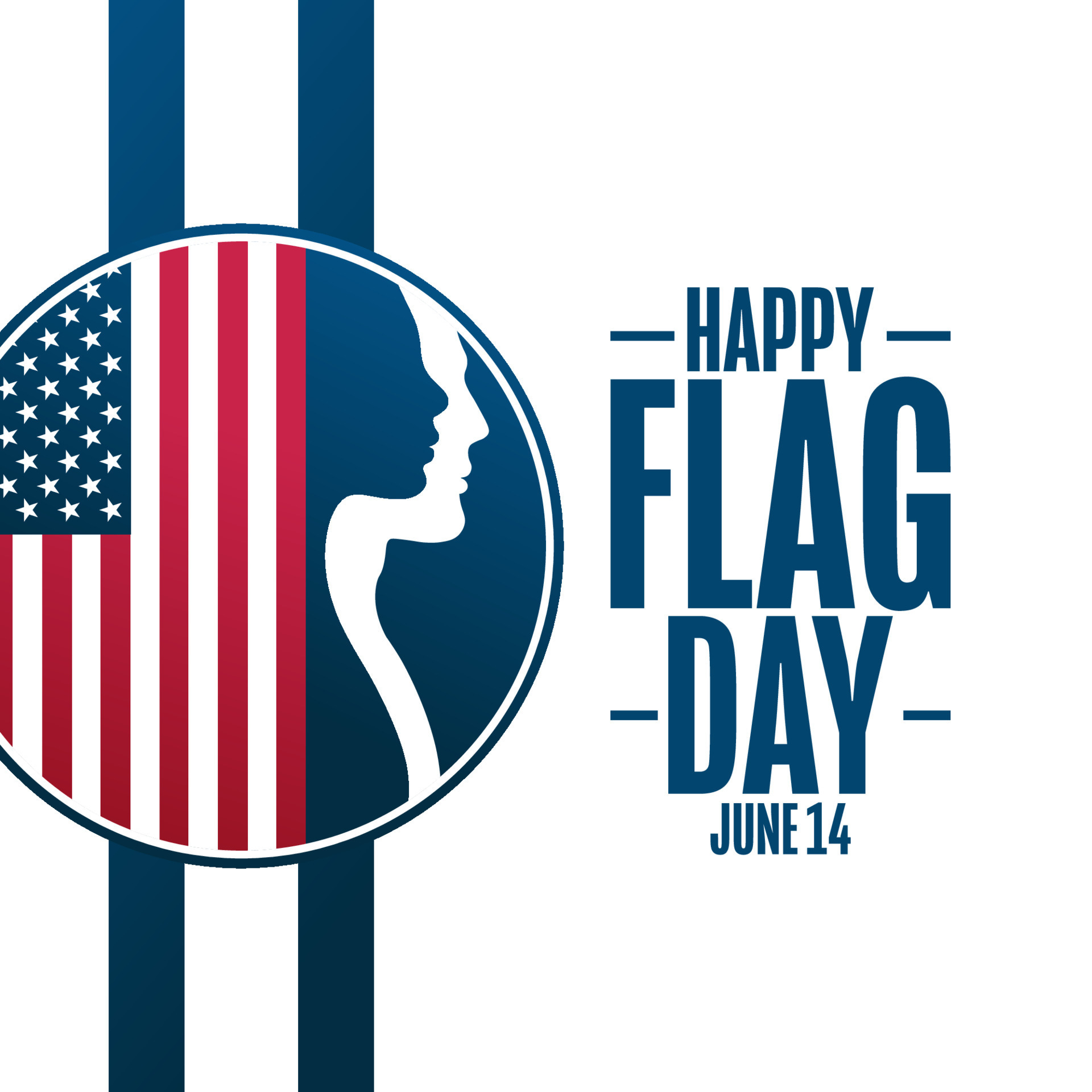 Happy Flag Day. June 14. Holiday concept. Template for background