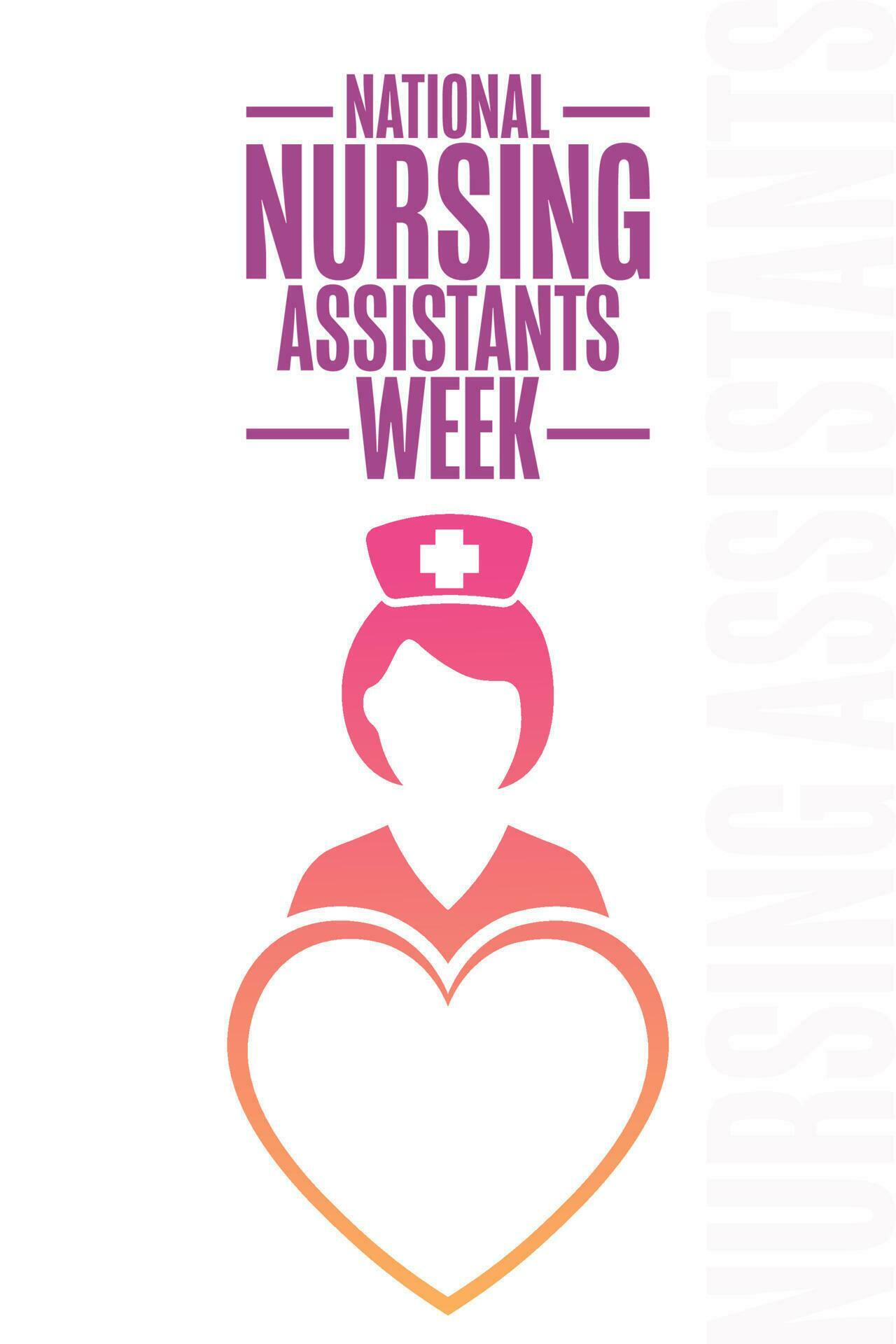 National Nursing Assistants Week. Holiday concept. Template for