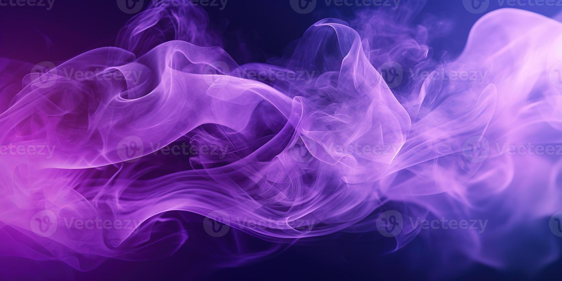 beautiful abstract smoke gradient background in purple color, photo