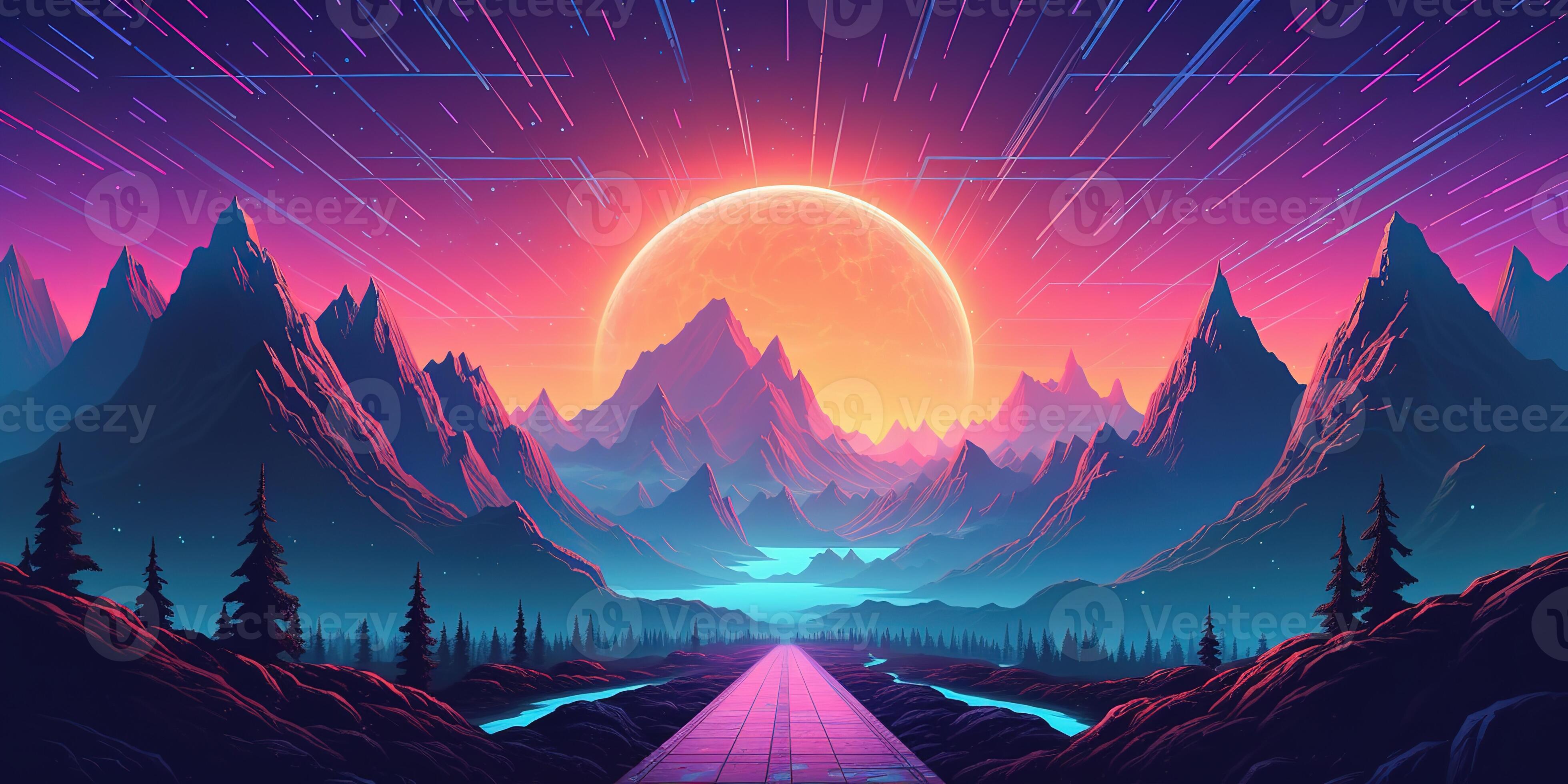 Retrowave Wallpaper by HalukAliev on DeviantArt