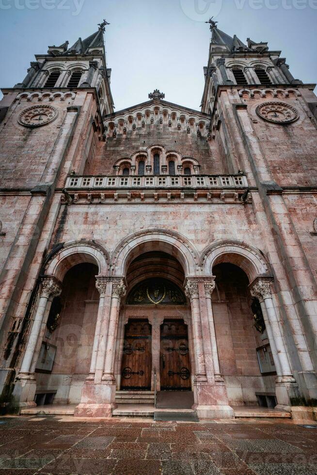 Basilica de Santa Maria la Real de Covadonga, Asturias, Spain. photo