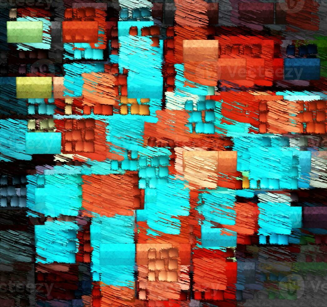 Digital Illustration Vibrant Abstract Background photo