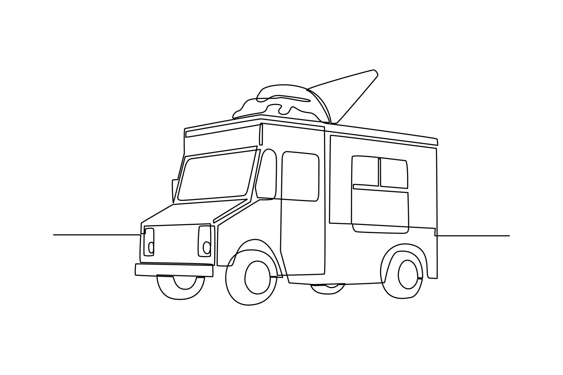 Ice Cream Truck Vector Art, Icons, and Graphics for Free Download
