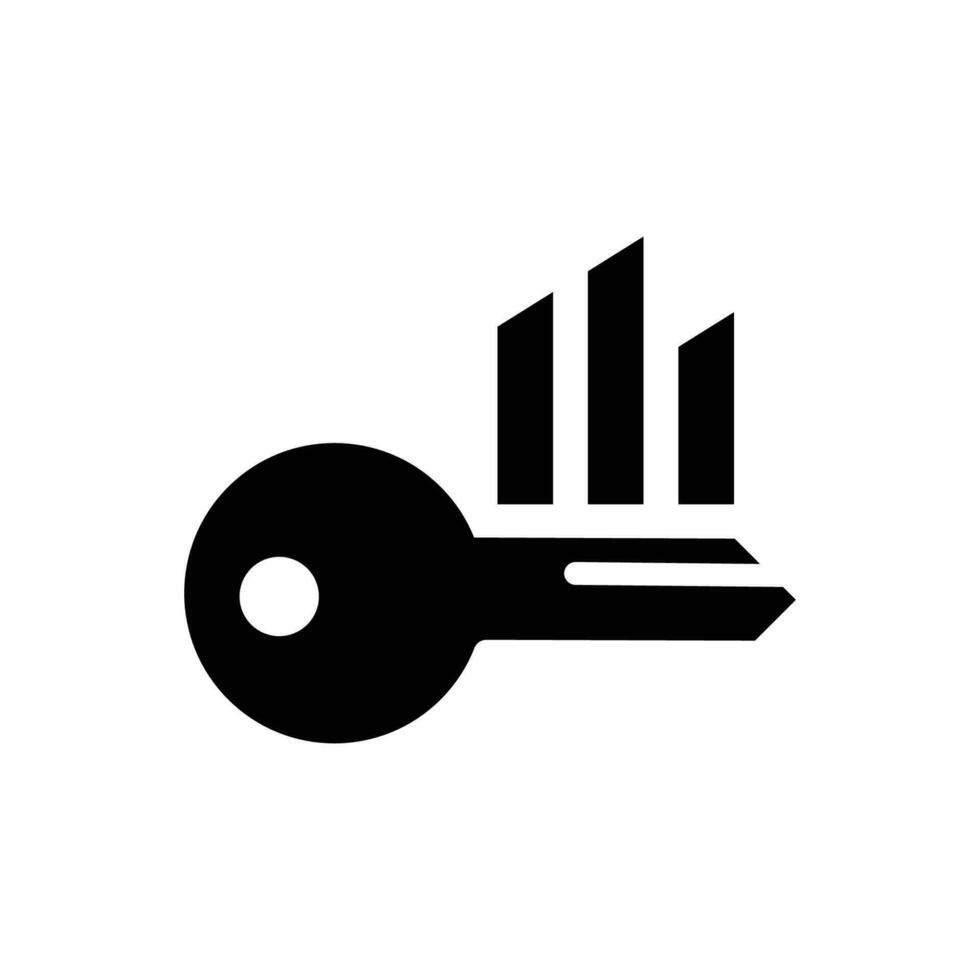 Keyword analysis icon vector