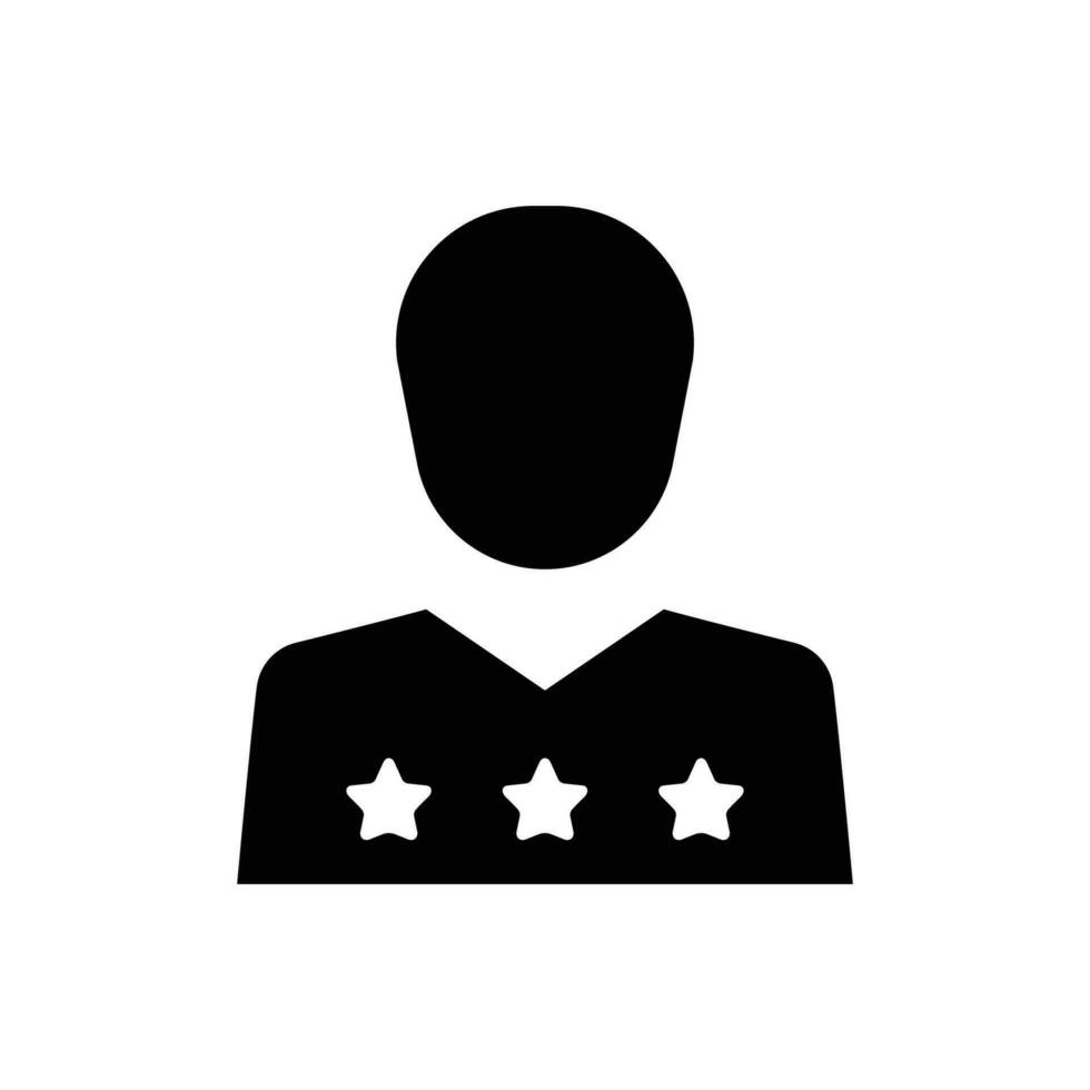 User rating icon vector