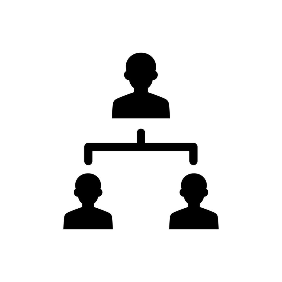Employee Structure Icon vector