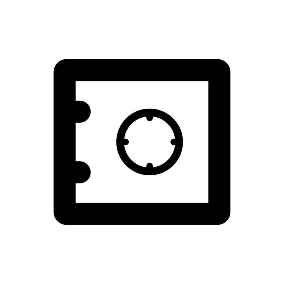 Safe box icon vector