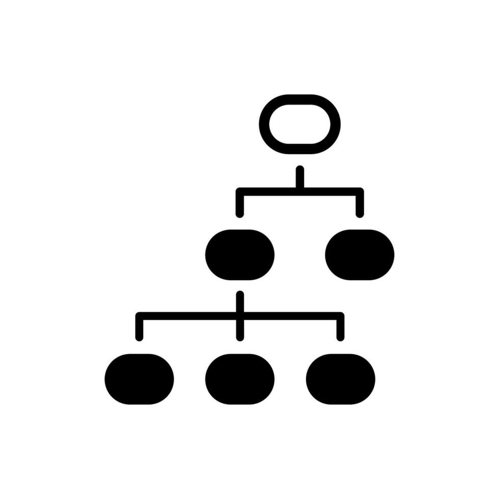 Hierarchy vector icon