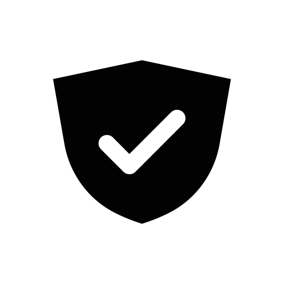 Shield protection icon vector