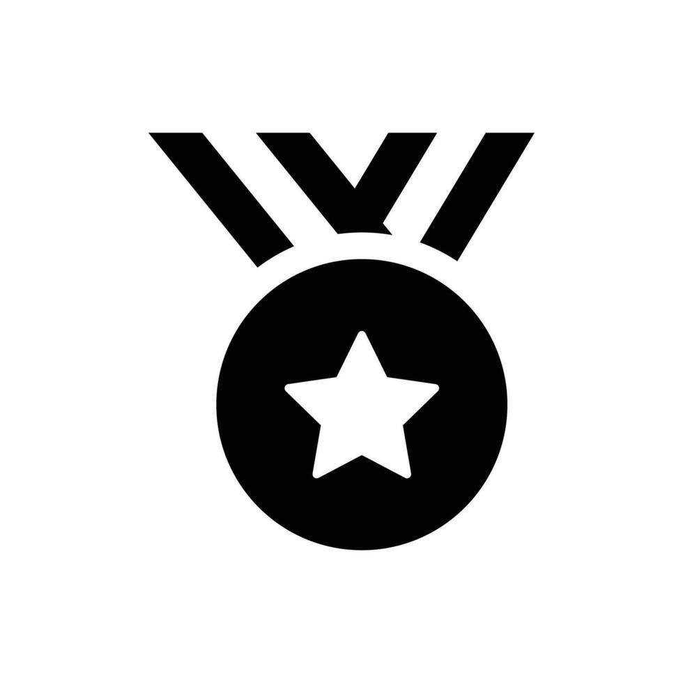 Achievement award icon vector