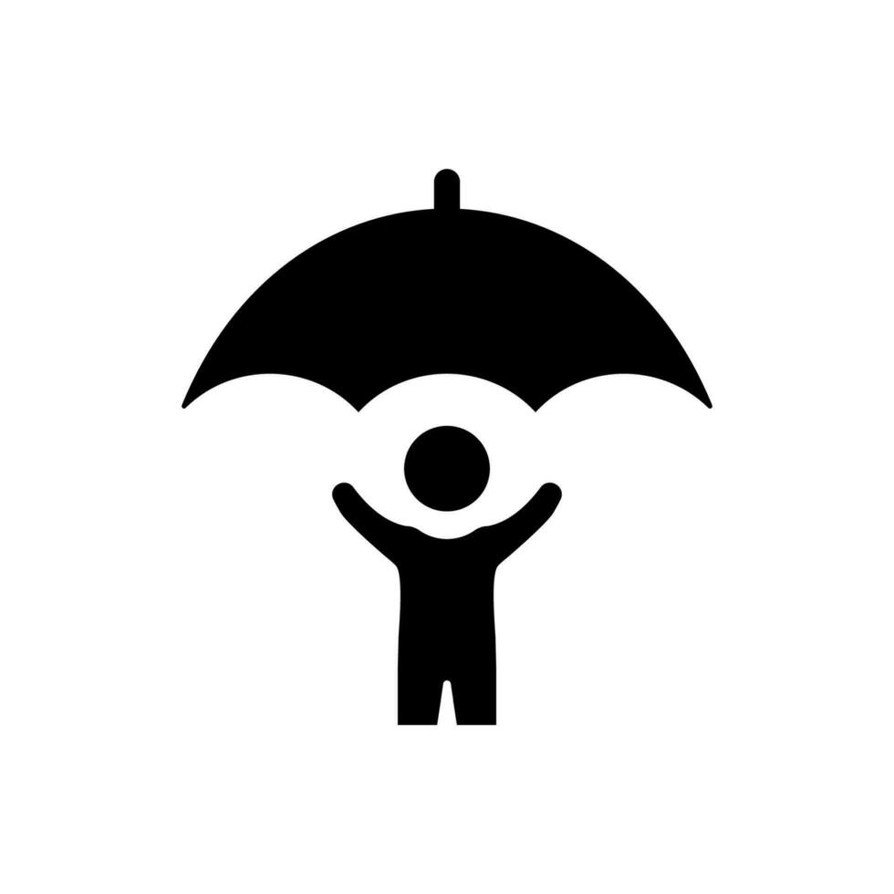 Child Life Insurance Icon vector