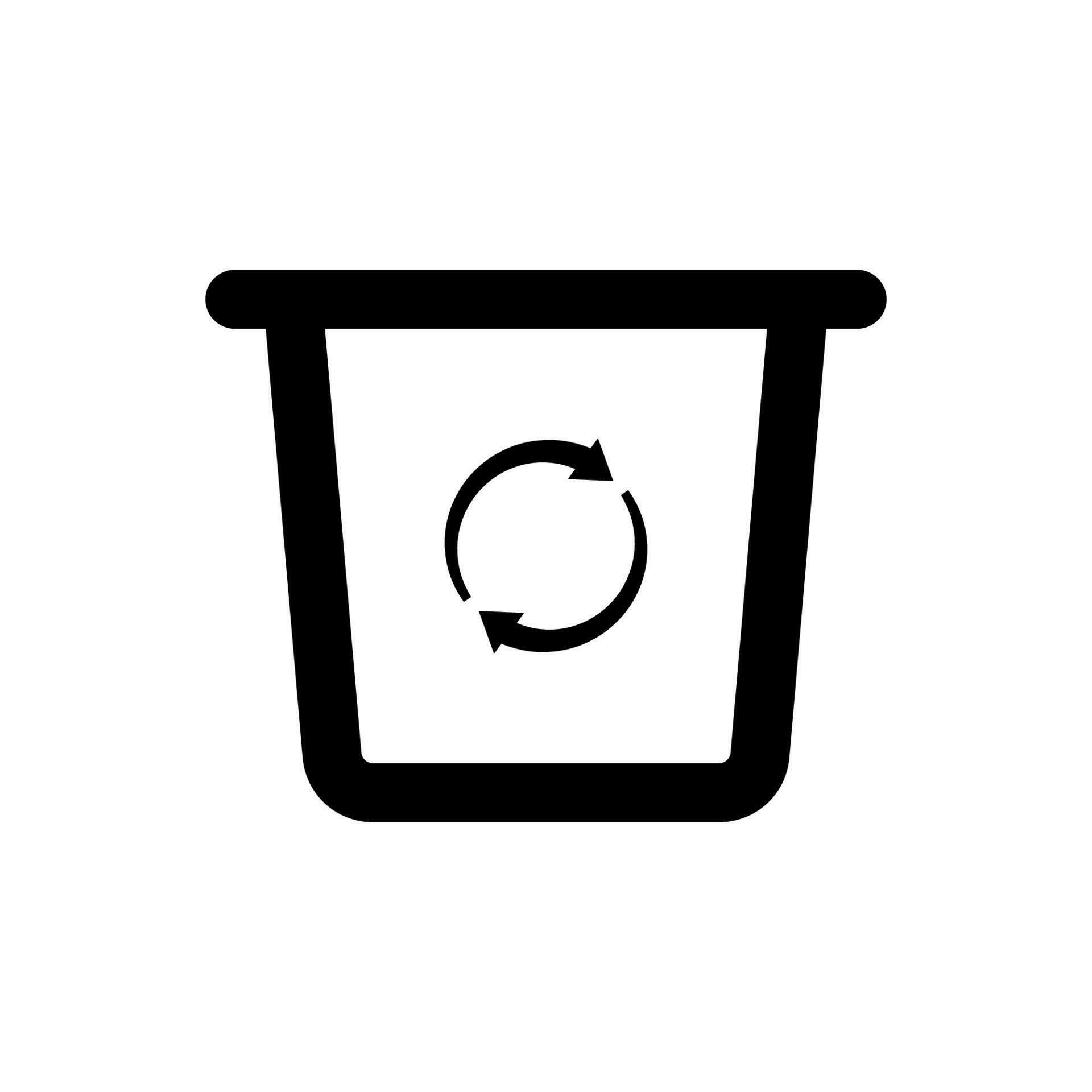 Recycle Bin Icon 24211796 Vector Art at Vecteezy