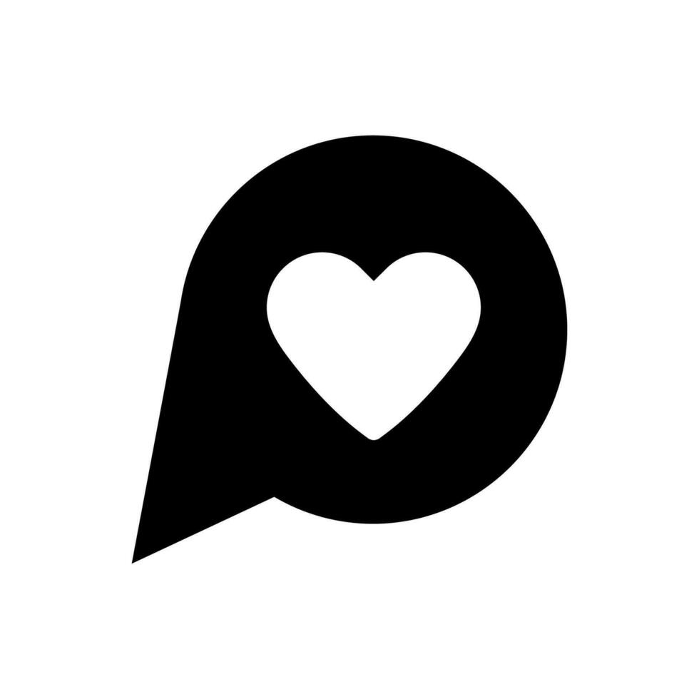 Romantic Talk Icon vector