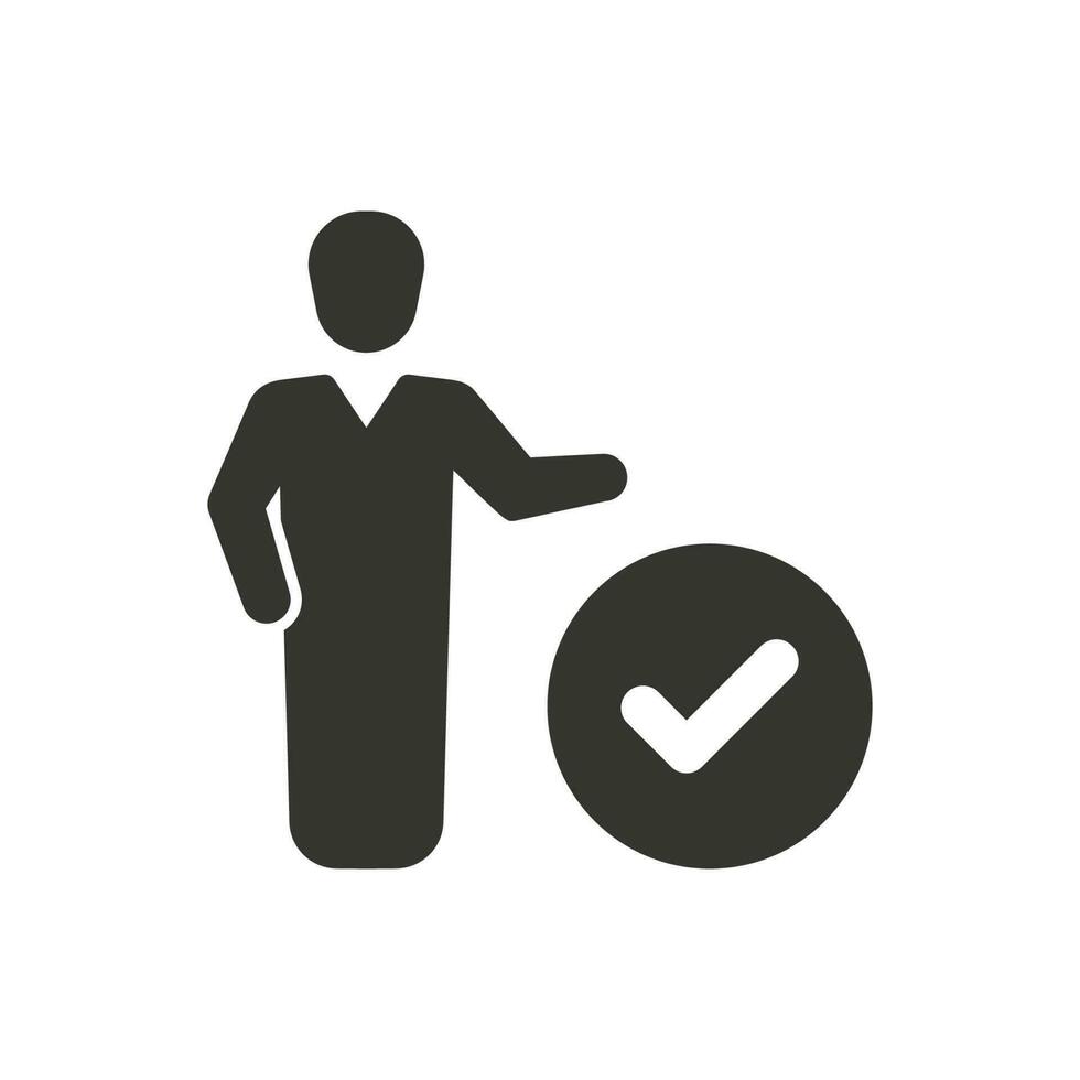 Complete Task Icon vector