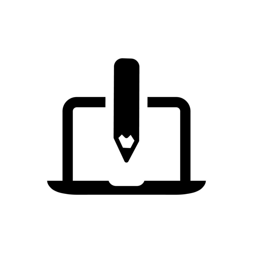 Online Copywriting Icon vector