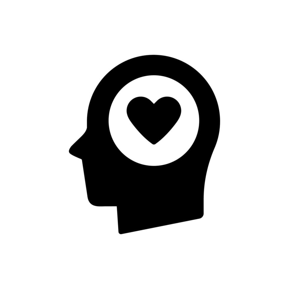 Romantic Thinking Icon vector