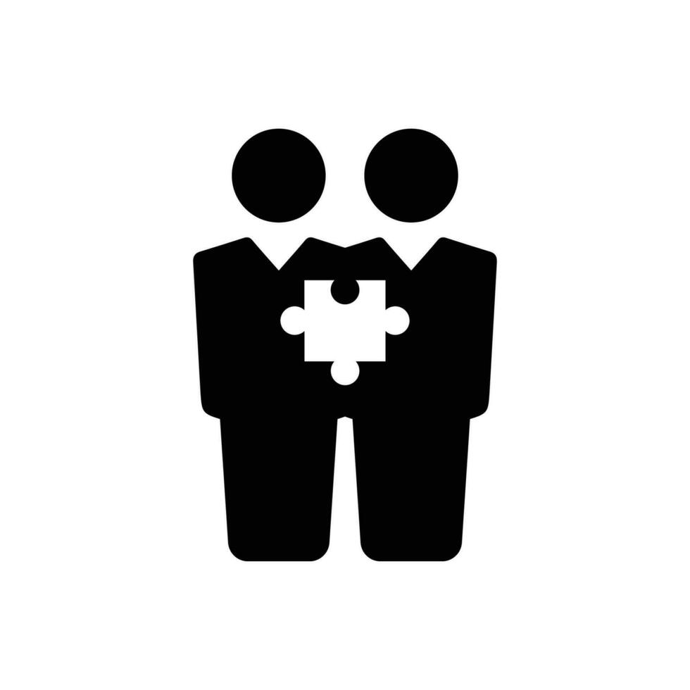 Teamwork planning icon vector