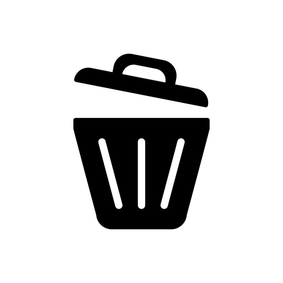Waste Bin Icon vector