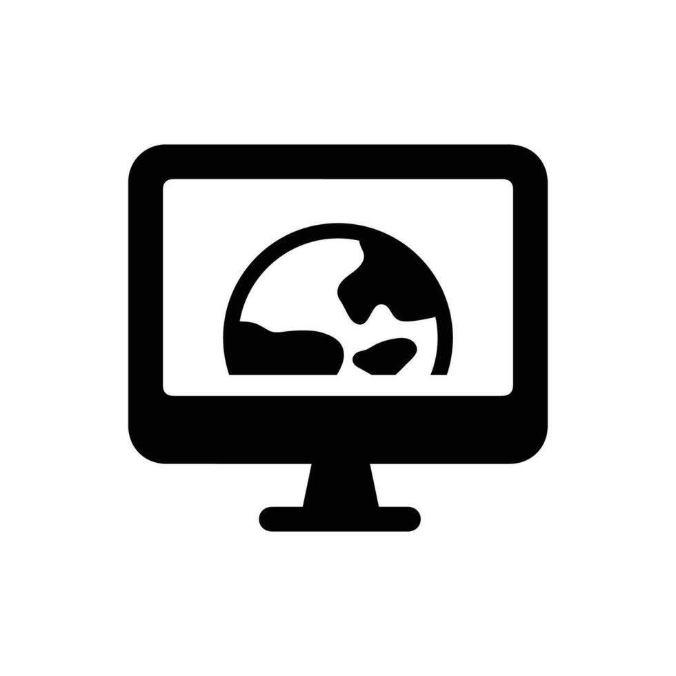 Internet browser icon vector