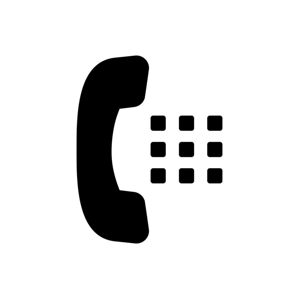Telephone dial Icon vector