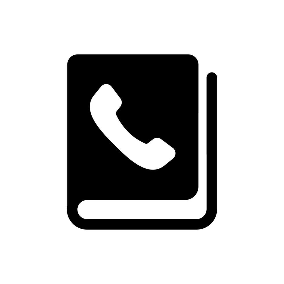 Phone Book Icon vector