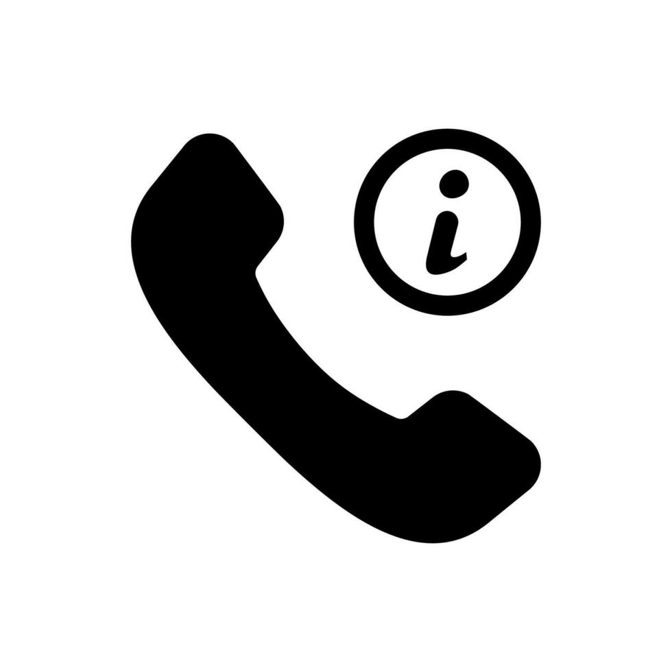 Call Information Icon vector