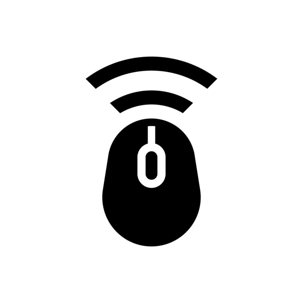 Wireless mouse icon vector