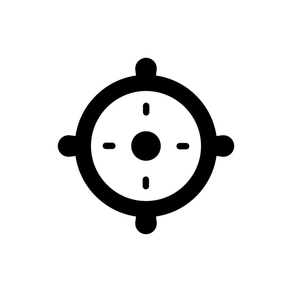 Focus target icon vector