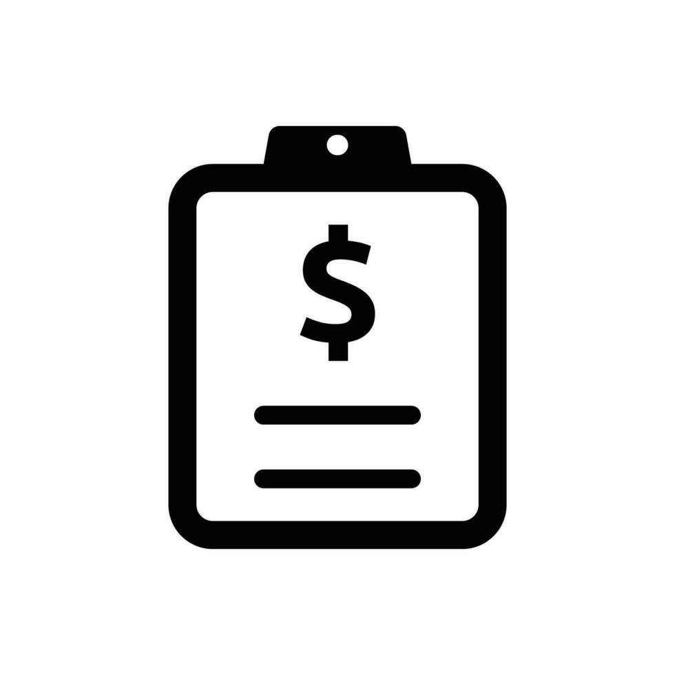 Financial statement icon vector