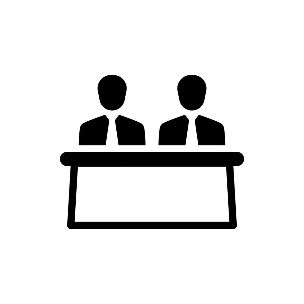 Interview Board Icon vector