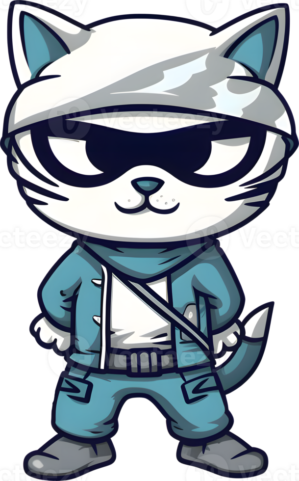 - Sticker - Cool Thief Cat png