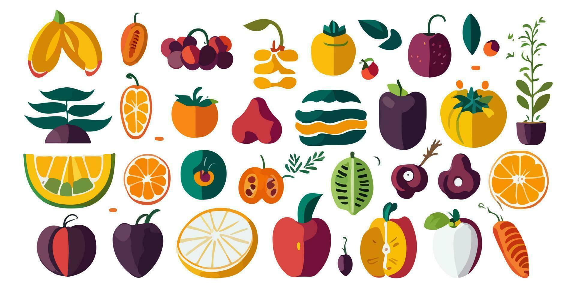 Fragrant and Unique Fruit Crafted in Artistic Vector Style