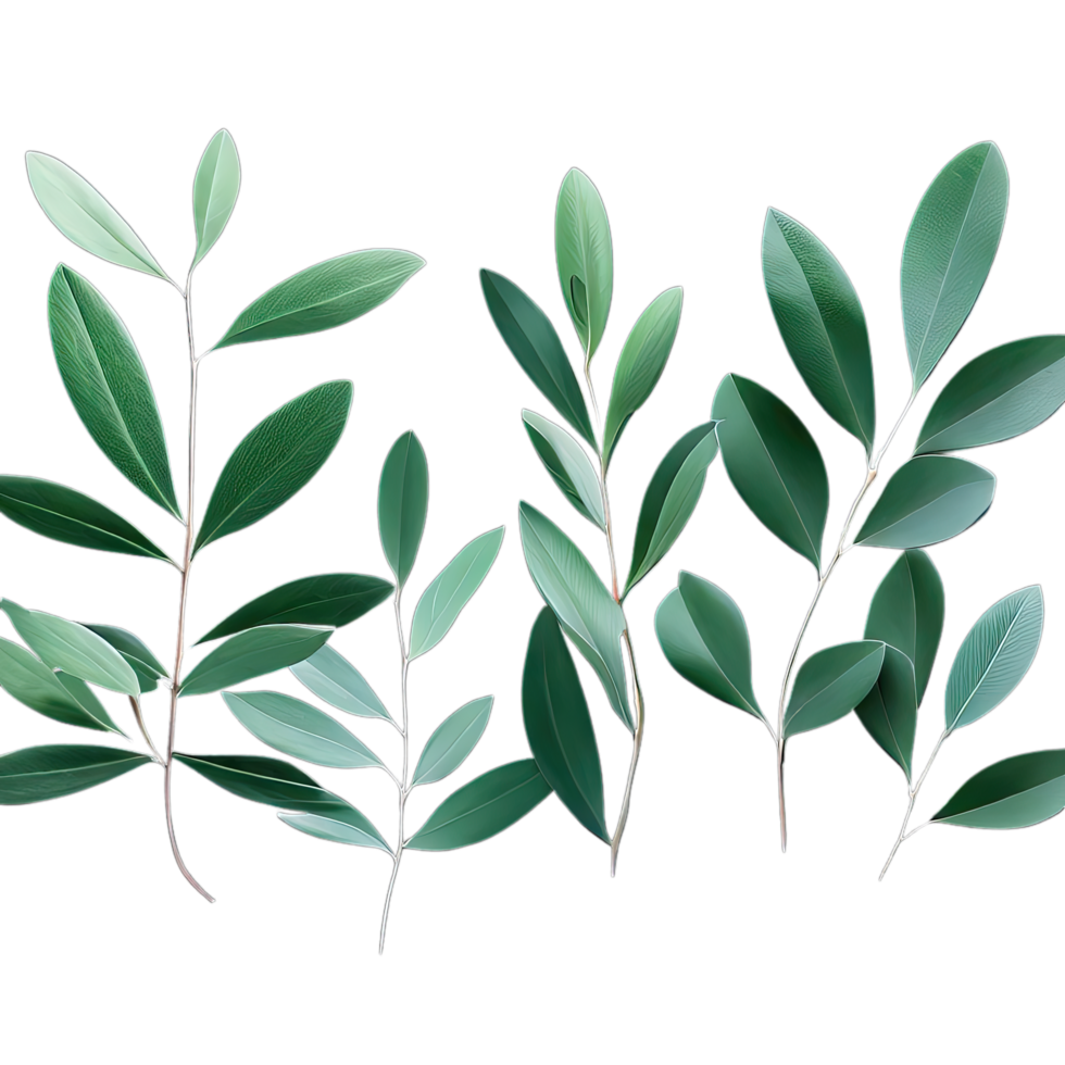 isolated tropical plant and summer tree png