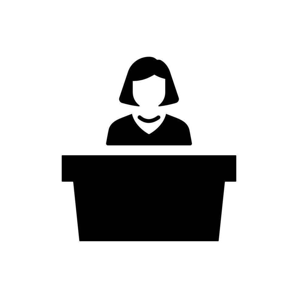 Office Working Icon vector