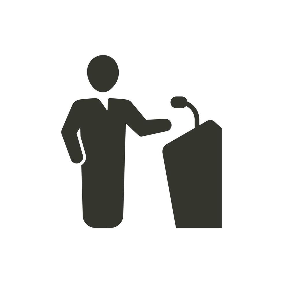 Business Presentation Icon vector